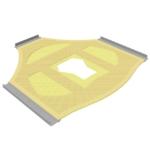 33759/16MI/12MI+N Трьох точкова гібридна маска з відкритим лицем для фіксації голови, товщина 1,6 мм, матеріал EFFICAST, рівень перфорації мікро